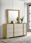 Hyland 6-drawer Dresser Natural
