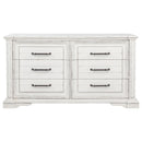 McKinney 6-drawer Bedroom Dresser Cabinet Vintage White