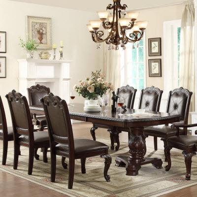 Crown Mark Kiera Dining Table 2150T-44108-TOP/2150T-44108-LEG IMAGE 1