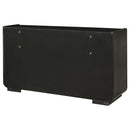 Leandro 8-drawer Bedroom Dresser Cabinet Burnished Black
