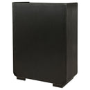 Leandro 5-drawer Bedroom Chest of Drawers Burnished Black