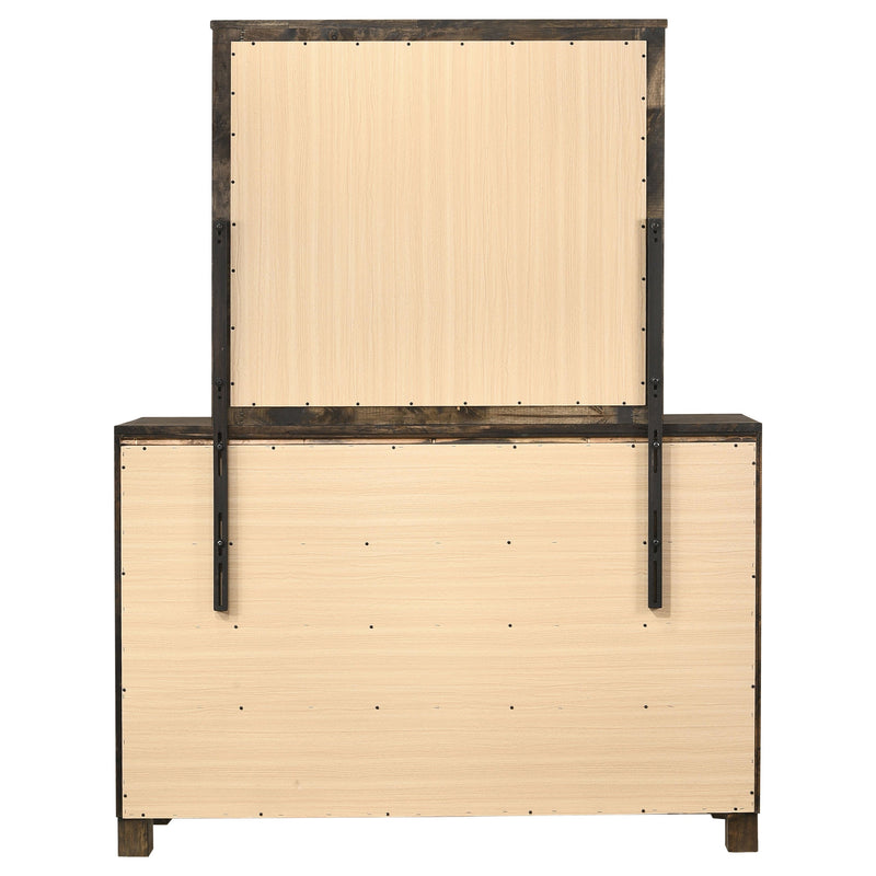 Woodmont 8-drawer Dresser Rustic Golden Brown