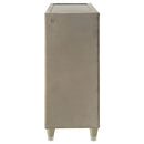 Lorient 8-drawer LED Bedroom Dresser Cabinet Ivory and Camel