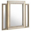Lorient LED Dresser Mirror Ivory and Camel