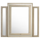 Lorient LED Dresser Mirror Ivory and Camel