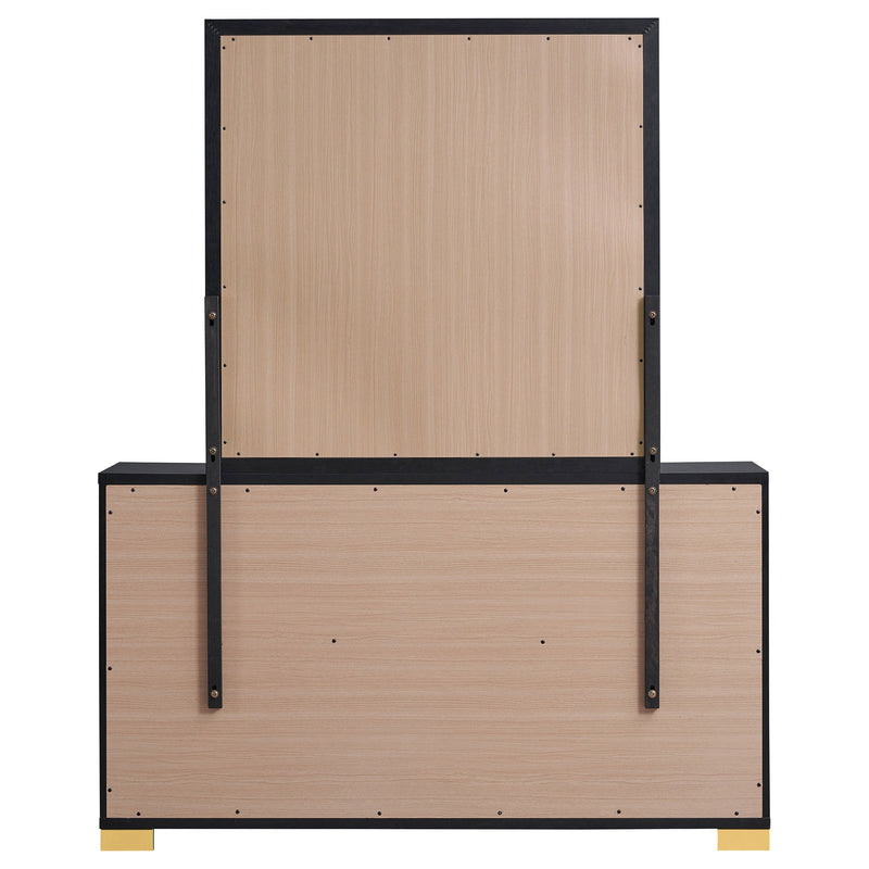 Marceline 6-drawer Dresser Black