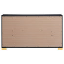 Marceline 6-drawer Dresser Black