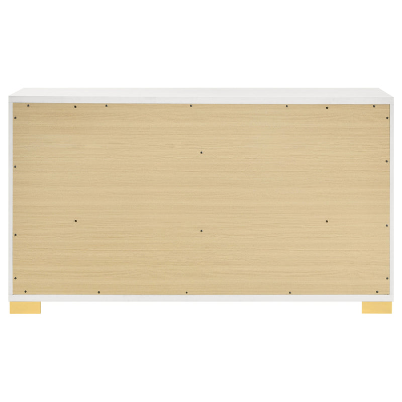 Marceline 6-drawer Dresser Black