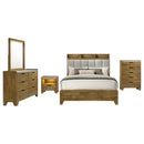 Henderson  Bedroom Set Medium Oak