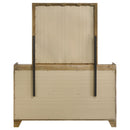 Henderson 6-drawer Bedroom Dresser with Mirror Medium Oak