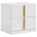 Ines  Bedroom Set Grey/Navy and White High Gloss