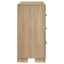 Arielle 6-drawer Bedroom Dresser Cabinet Light Oak