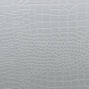 Gunnison Wood California King LED Panel Bed Silver Metallic