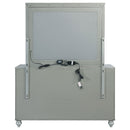 Gunnison 6-drawer Dresser Silver Metallic