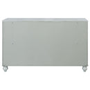 Gunnison 6-drawer Dresser Silver Metallic