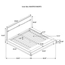 Winslow  California King Bedroom Set Smokey Walnut