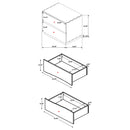 Winslow 2-drawer Nightstand Smokey Walnut