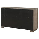 Durango 8-drawer Dresser and Mirror Taupe Oak