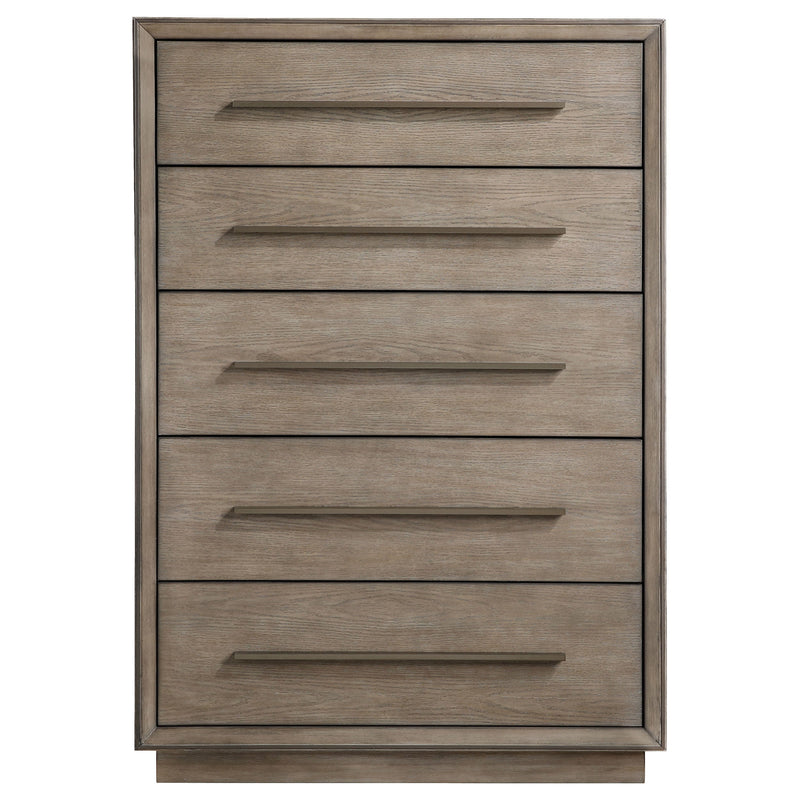 Durango 5-drawer Bedroom Chest Smoked Peppercorn