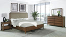 Maderia  California King Bedroom Set Walnut