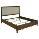 Maderia  California King Bedroom Set Walnut
