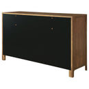 Maderia 8-drawer Dresser and Mirror Walnut
