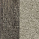 Wright 52-inch Upholstered California King Bed Brown Oak