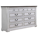 Hillcrest   Bedroom Set Distressed White