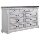 Hillcrest   Bedroom Set Distressed White