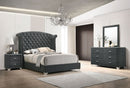 Melody  California King Bedroom Set Grey