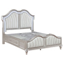 Evangeline  California King Bedroom Set Silver Oak