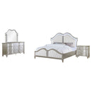 Evangeline  California King Bedroom Set Silver Oak