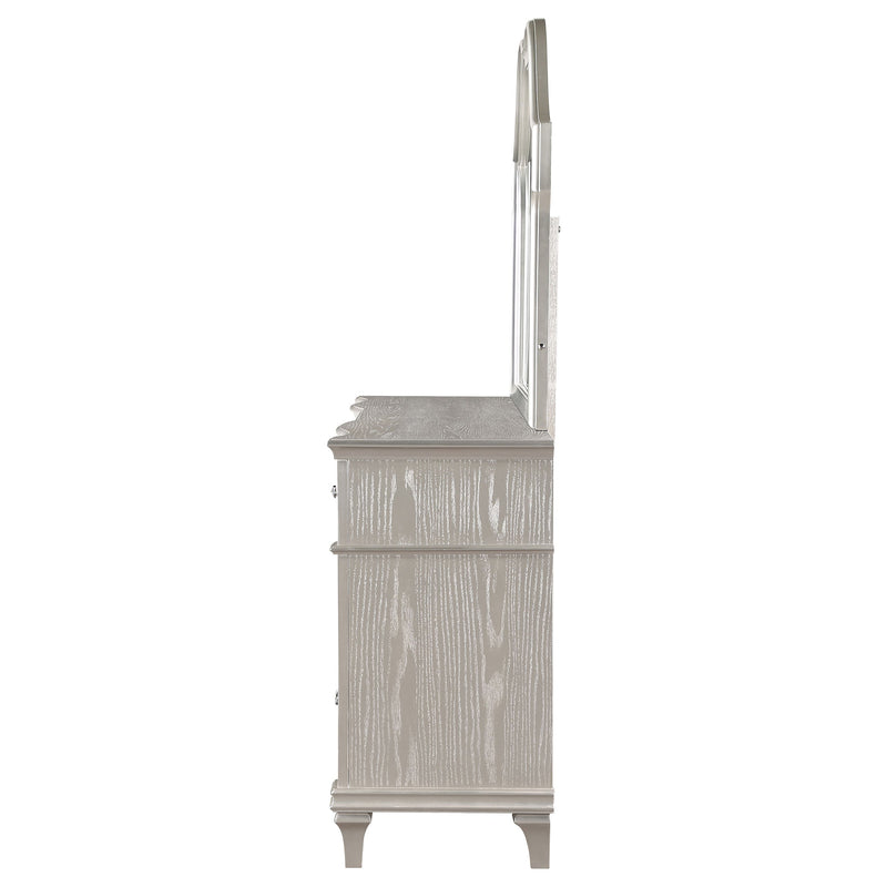 Evangeline 9-drawer Dresser Silver Oak