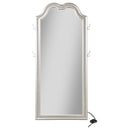 Evangeline  Length LED Light Floor Mirror Silver Oak