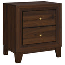 Welsley  California King Bedroom Set Walnut