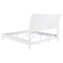 Bexhill 56-inch Upholstered California King Panel Bed White