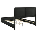 Cavelle 51-inch Upholstered  Bed Black