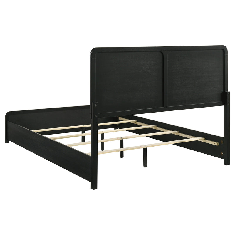 Cavelle 51-inch Upholstered  Bed Black