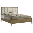 Amsbury 59-inch Upholstered  Bed Nutmeg