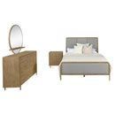 Arini  Bedroom Set Black and Natural