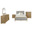 Arini  Bedroom Set Black and Natural