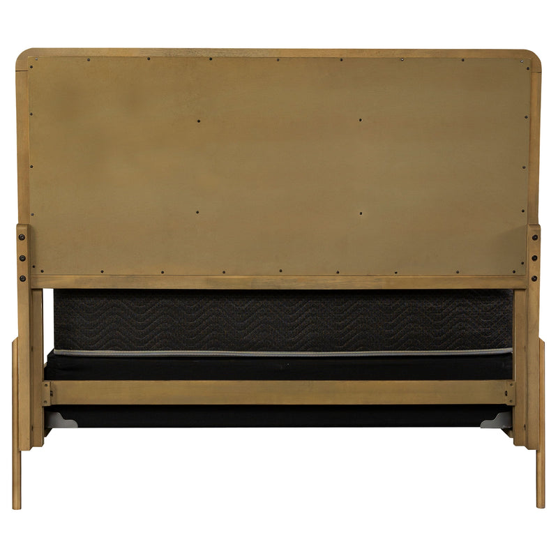 Arini RattanPanel Bed Sand Wash and Natural