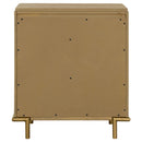 Arini 3-drawer Nightstand Black