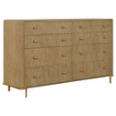 Arini 8-drawer Dresser Black