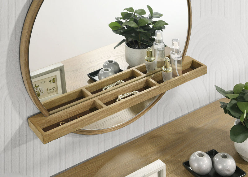 Arini  Makeup Vanity Table and Mirror Set Black