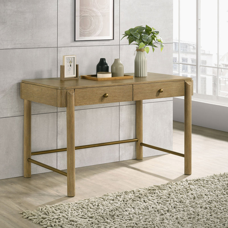Arini 2-drawer Vanity Desk Makeup Table Black