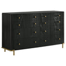 Arini  Bedroom Set Black and Natural