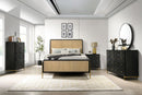 Arini  Bedroom Set Black and Natural