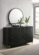 Arini 8-drawer Dresser Black