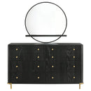 Arini 8-drawer Dresser Black